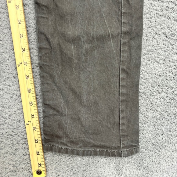 Levis 505 Jeans Mens 34x34 Gray Wash Denim Regular Fit Straight Casual - Picture 6 of 11